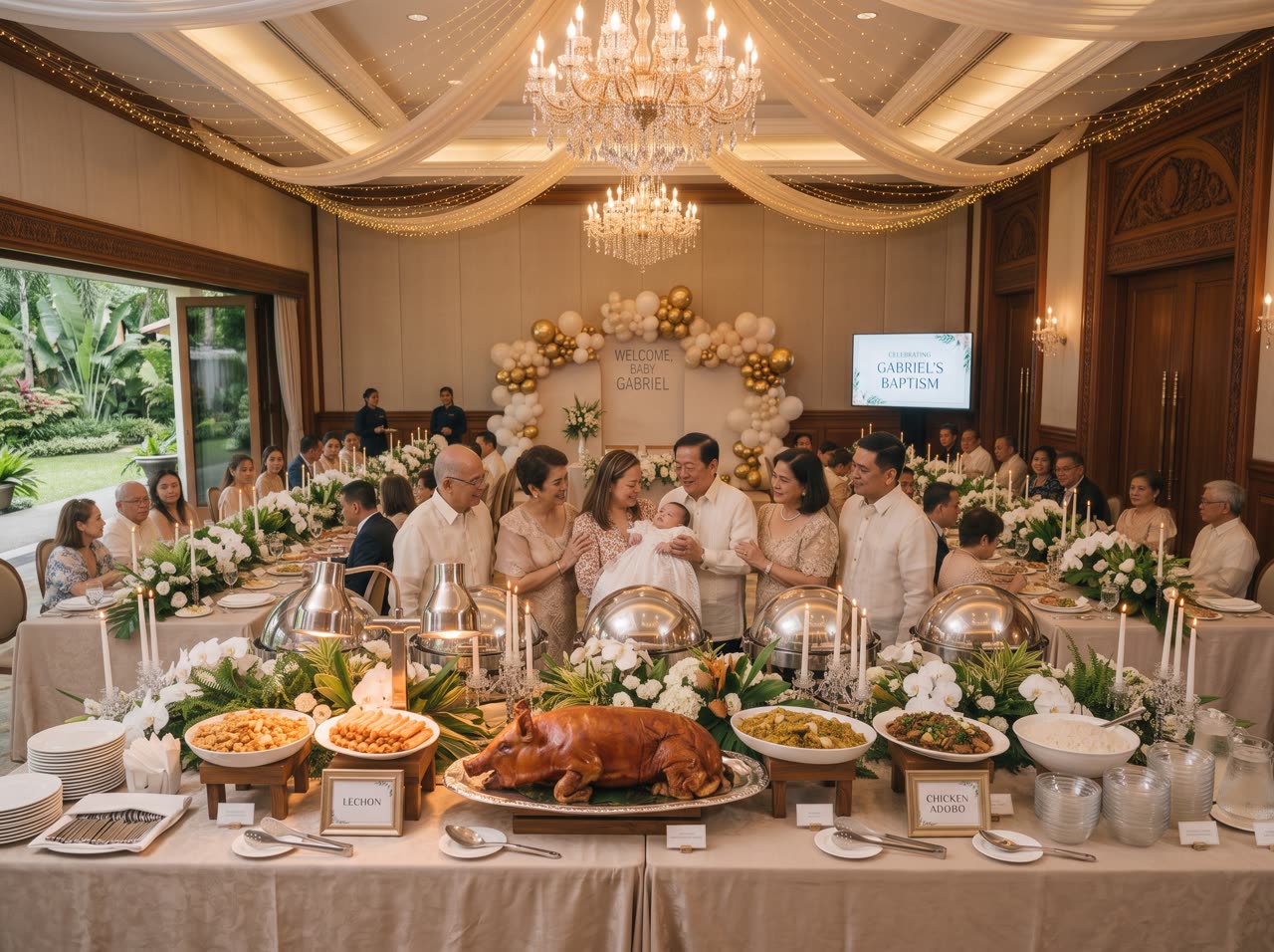 Christening catering